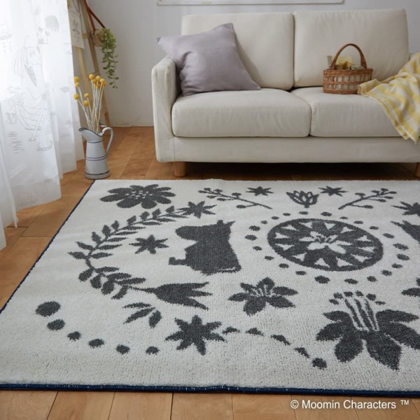 MOOMIN / ムーミン FOLK LINE RUG フォークラインラグ 130×185cm